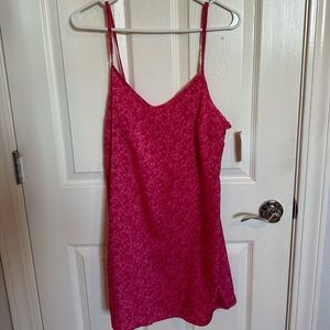 Pink Slip Dress